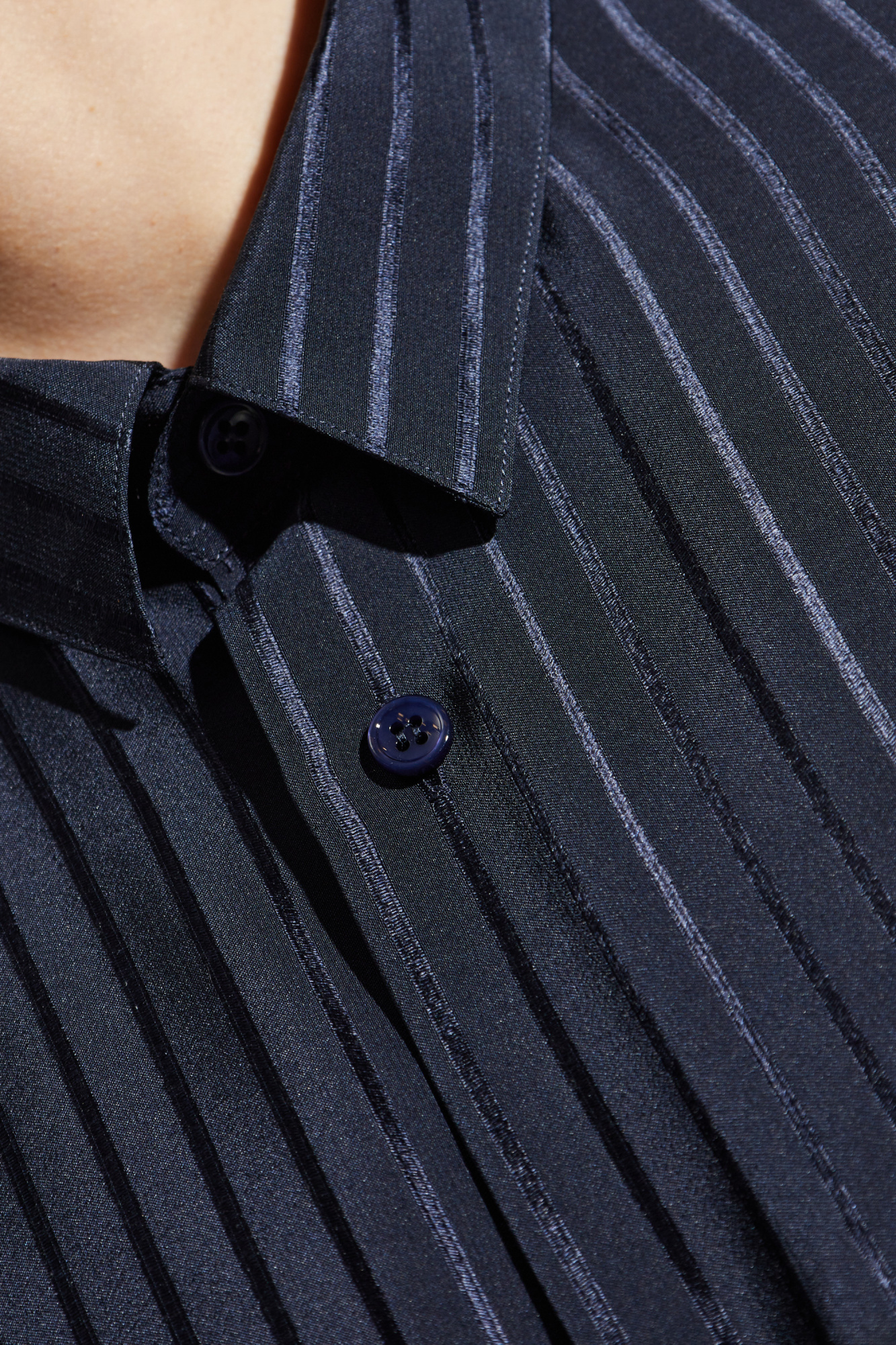 Navy blue Silk shirt Saint Laurent - Vitkac Canada